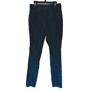 Universal Threads green velvet high rise skinny jeans